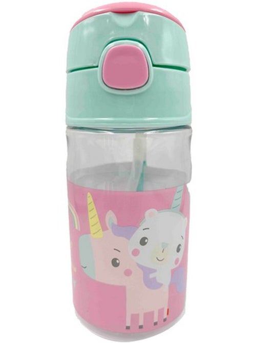 Gourde paille licorne arc-en-ciel 350 ml BPA free – Fisher-Price - Kiabi