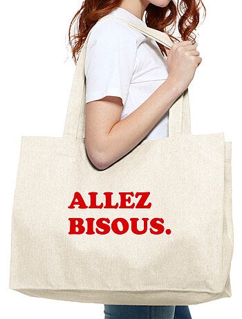 Grand cabas ALLEZ BISOUS