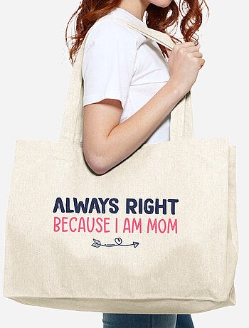 Grand cabas ALWAYS RIGHT MOM