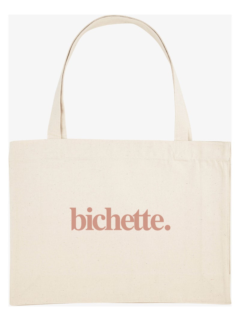 Grand cabas BICHETTE Beige - Kiabi