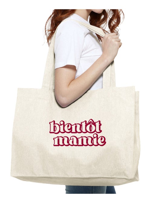 Grand cabas BIENTÔT MAMIE - Kiabi Grand cabas BIENTÔT MAMIE - Kiabi