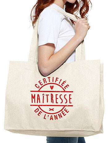 Grand cabas CERTIFIÉE MAÎTRESSE DE L'ANNÉE