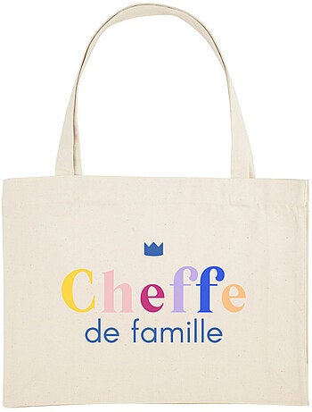 Grand cabas CHEFFE DE FAMILLE