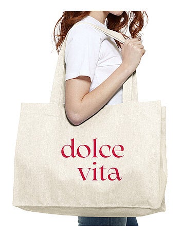 Grand cabas DOLCE VITA ROUGE