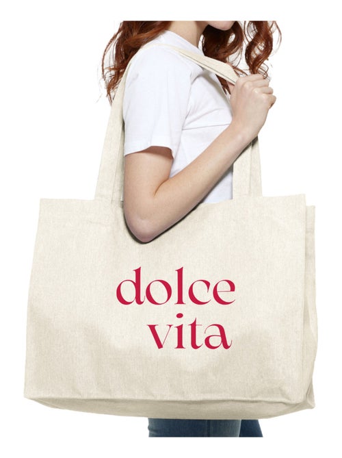 Grand cabas DOLCE VITA ROUGE - Kiabi Grand cabas DOLCE VITA ROUGE - Kiabi