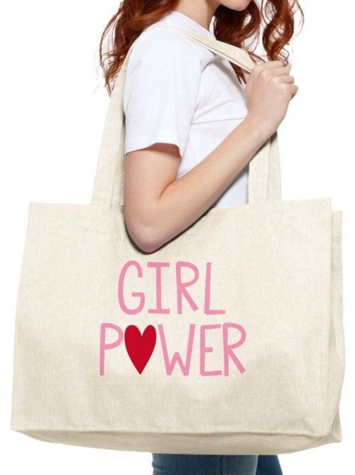 Grand cabas GIRL POWER MPT - Kiabi Grand cabas GIRL POWER MPT - Kiabi