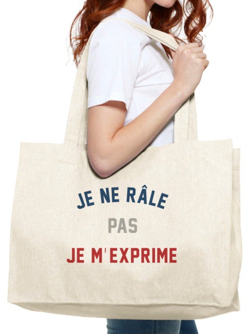 Grand cabas JE NE RÂLE PAS JE M'EXPRIME - Kiabi Grand cabas JE NE RÂLE PAS JE M'EXPRIME - Kiabi