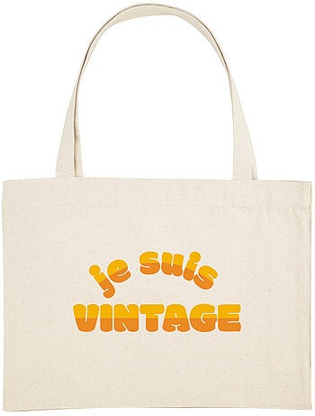 Grand cabas JE SUIS VINTAGE