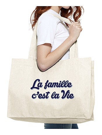 Grand cabas LA FAMILLE C'EST LA VIE