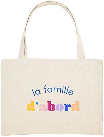 Grand cabas LA FAMILLE D'ABORD