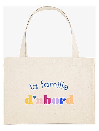 Grand cabas LA FAMILLE D'ABORD