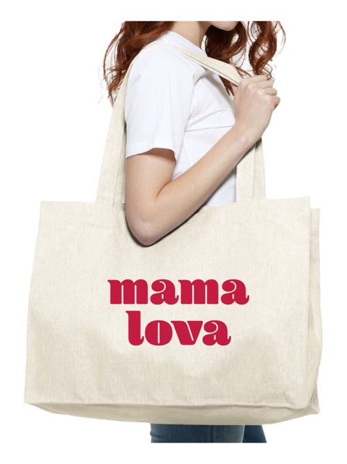 Grand cabas MAMA LOVA CŒUR ROUGE - Kiabi Grand cabas MAMA LOVA CŒUR ROUGE - Kiabi
