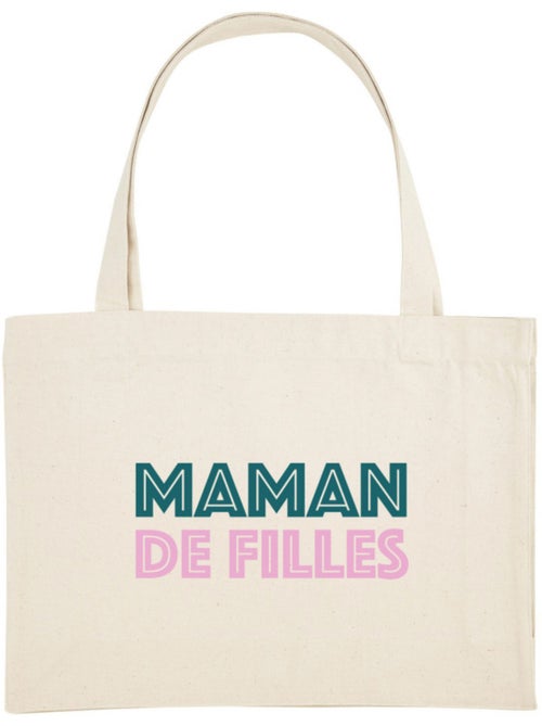 Grand cabas MAMAN DE FILLES - Kiabi