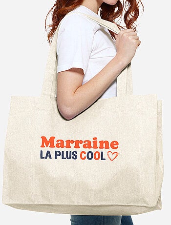 Grand cabas MARRAINE LA PLUS COOL