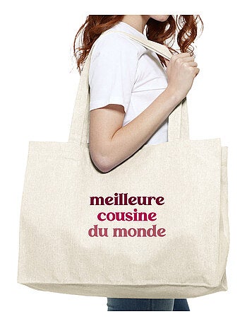 Grand cabas MEILLEURE COUSINE DU MONDE