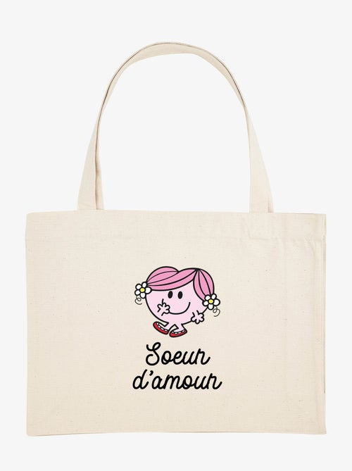 Grand cabas SOEUR D AMOUR COEUR - Kiabi Grand cabas SOEUR D AMOUR COEUR - Kiabi