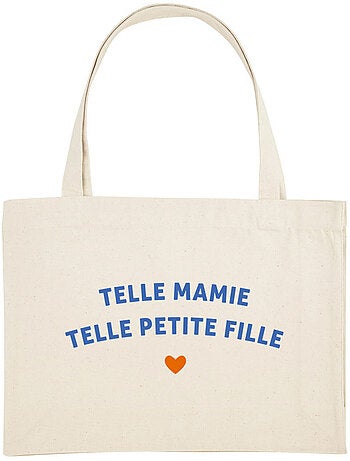 Grand cabas TELLE MAMIE TELLE PETITE-FILLE WAF
