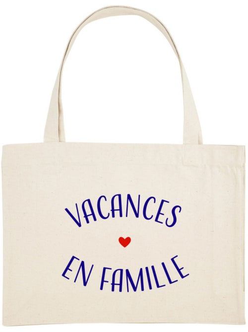 Grand cabas VACANCES EN FAMILLE - Kiabi Grand cabas VACANCES EN FAMILLE - Kiabi