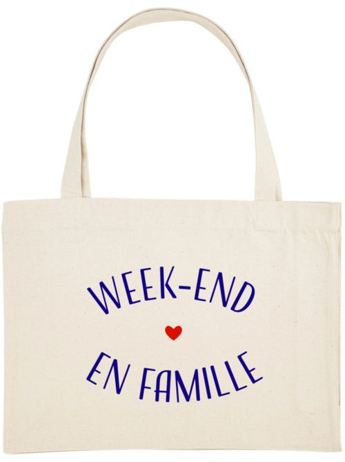 Grand cabas WEEK-END EN FAMILLE - Kiabi Grand cabas WEEK-END EN FAMILLE - Kiabi
