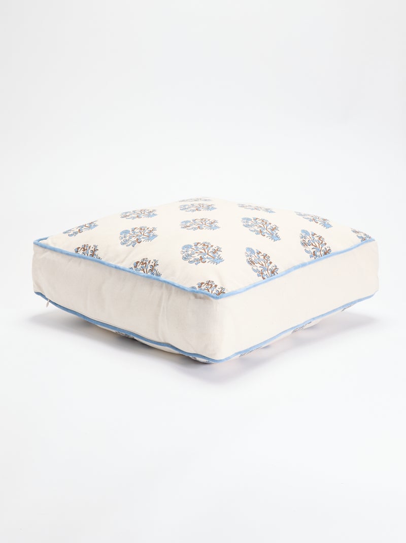 Grand coussin de sol Bleu - Kiabi