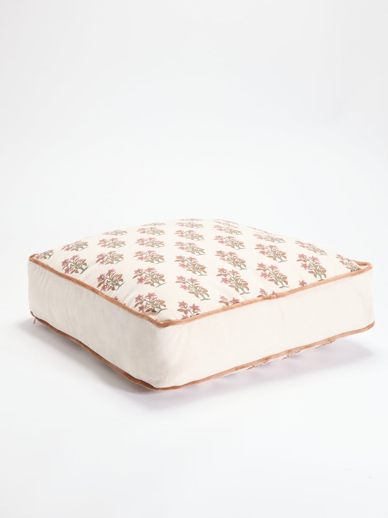Grand coussin de sol Rose - Kiabi