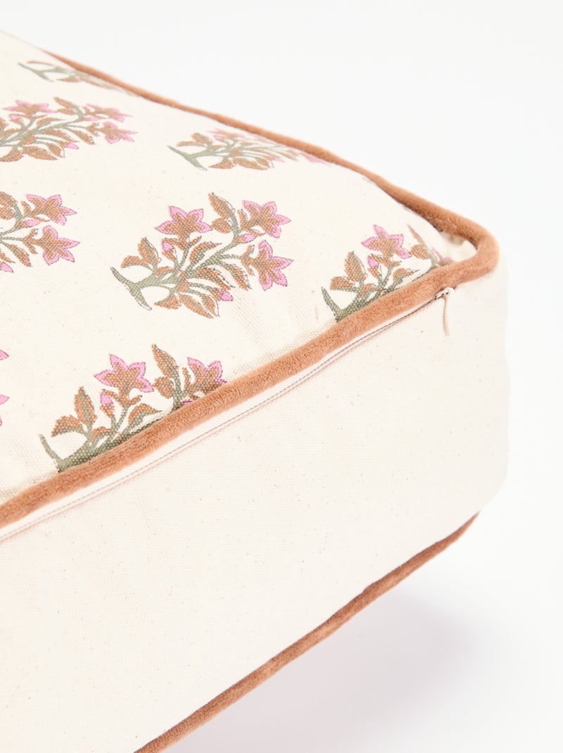 Grand coussin de sol Rose - Kiabi