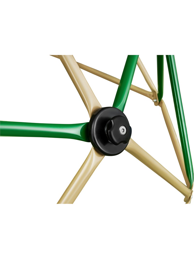 Grand dôme d'escalade hypermotion ø3,7m acier galvanisé- jeu de jardin max 350kg Vert - Kiabi
