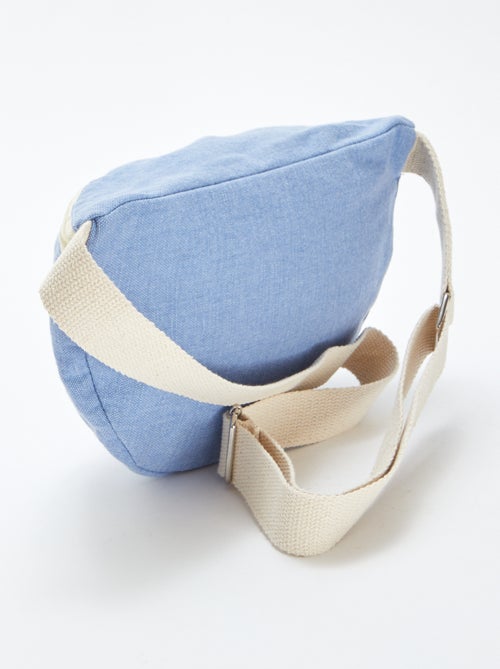 Grand sac banane avec étiquette tissée - Kiabi