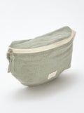 Grand sac banane avec étiquette tissée Kaki - Kiabi