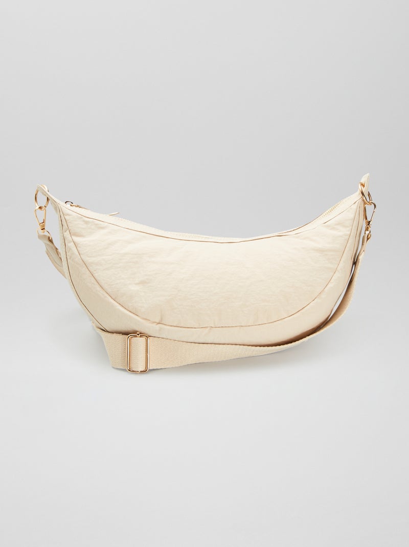 Grand sac banane Beige - Kiabi