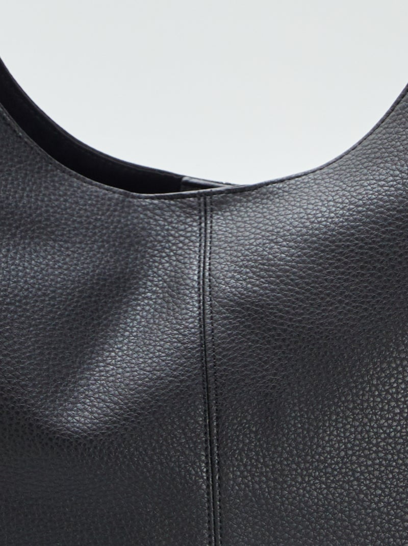 Grand sac cabas Noir - Kiabi