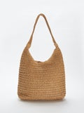 Grand sac en paille Beige - Kiabi