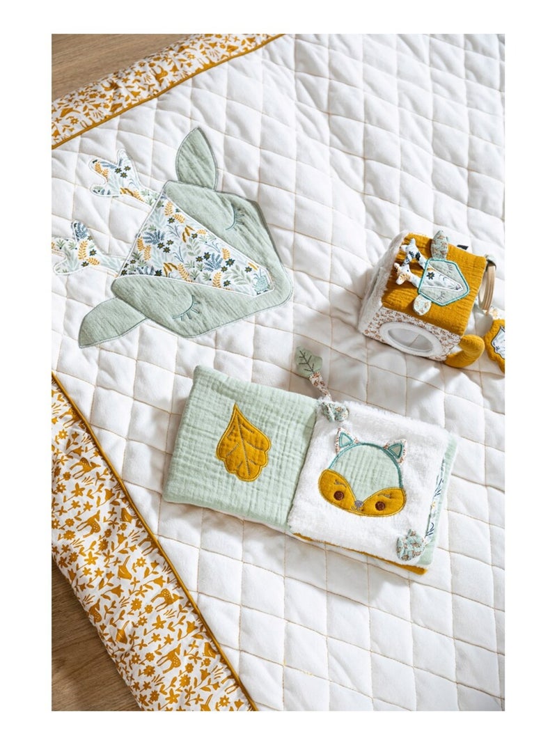 Grand tapis de jeu en coton - sauthon Blanc - Kiabi