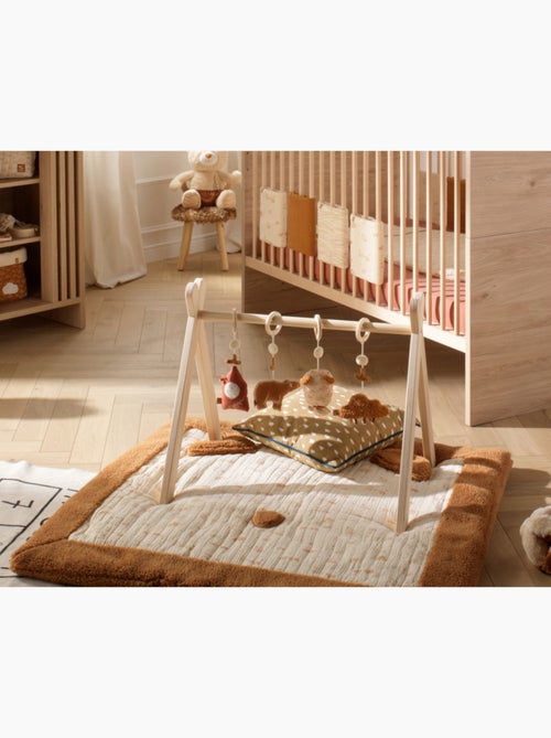 Grand tapis de jeu en double gaze de coton et sherpa - sauthon - Kiabi Grand tapis de jeu en double gaze de coton et sherpa - sauthon - Kiabi