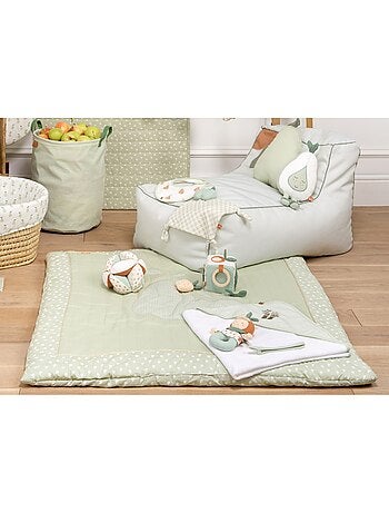 Grand tapis de sol en lin - sauthon