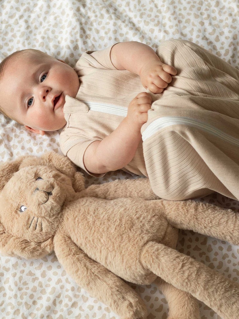 Grande peluche lion pour bébé Beige - Kiabi