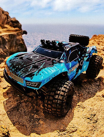 Grande voiture télécommandée OVERMAX Hooligan - Vitesse 35 km/h - Traction 4x4 - 40 min