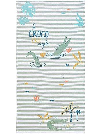 Grappige crocro babybadhanddoek