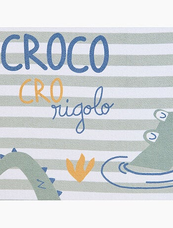 Grappige crocro babybadhanddoek