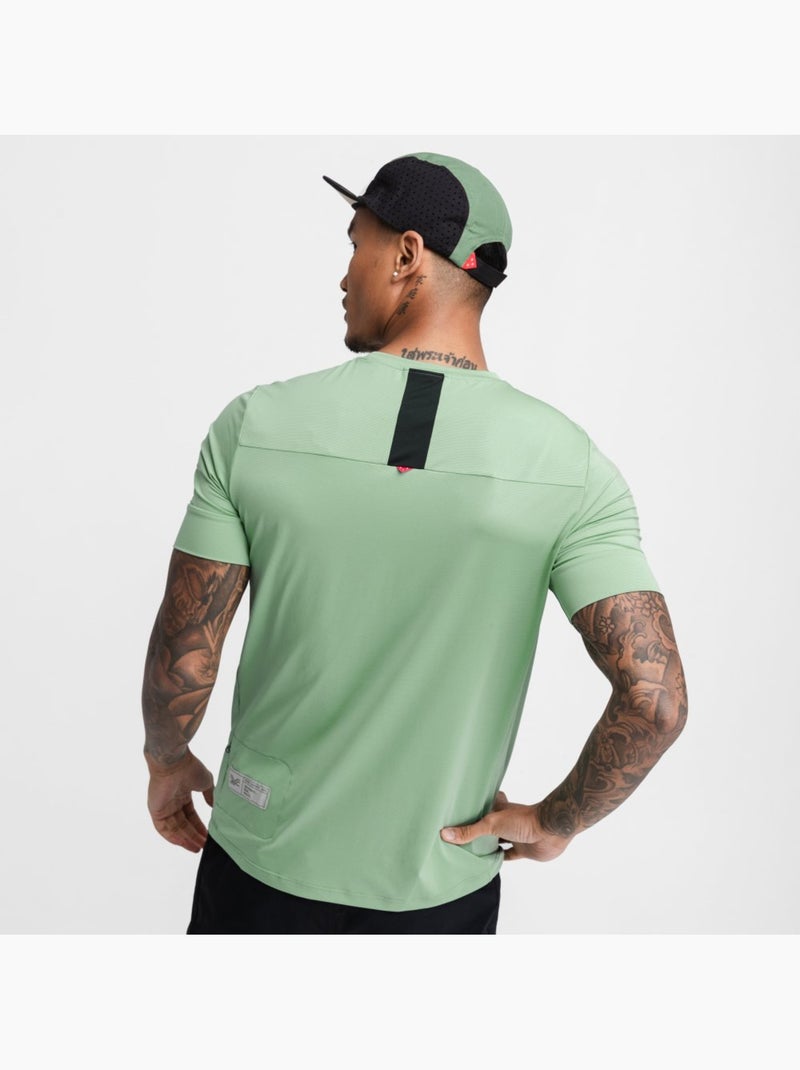 Gravel fiets t-shirt heren Groen - Kiabi