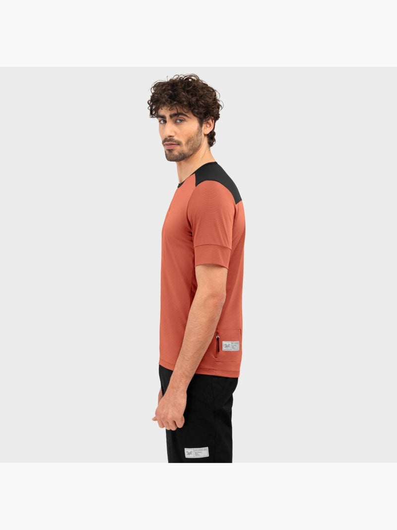 Gravel fiets t-shirt heren Klei-beige - Kiabi