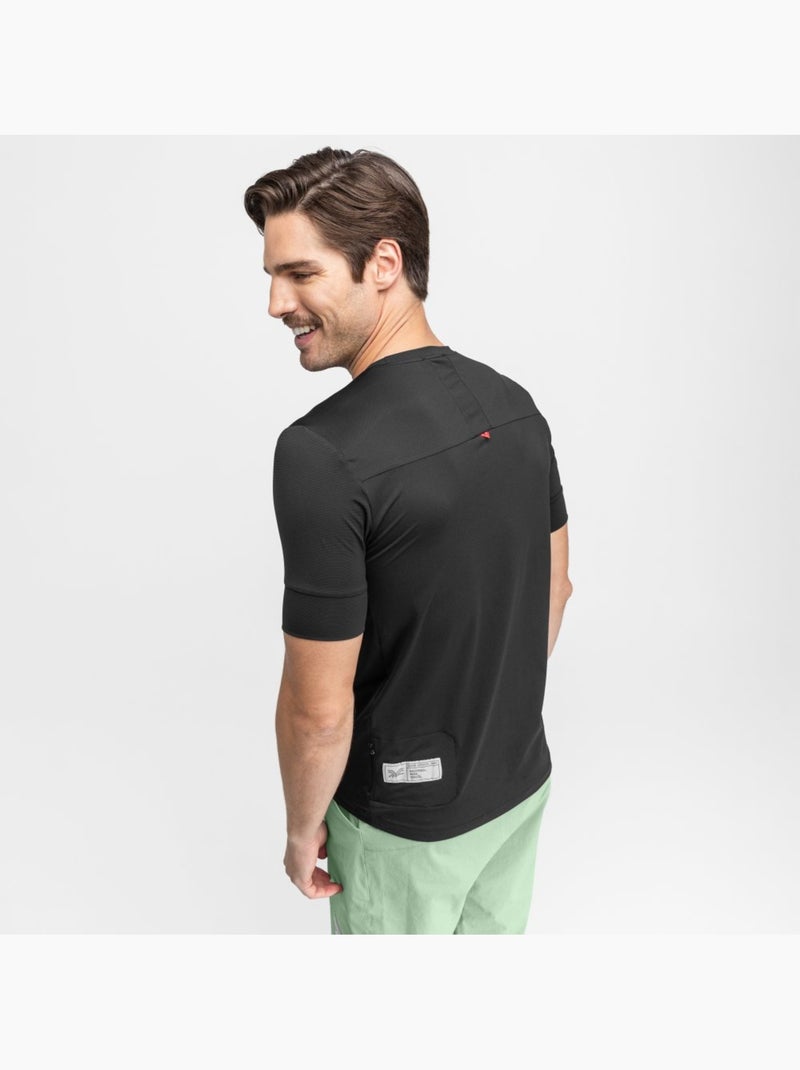 Gravel fiets t-shirt heren Zwart - Kiabi
