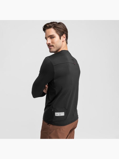 Gravel fiets t-shirt met lange mouwen heren - Kiabi