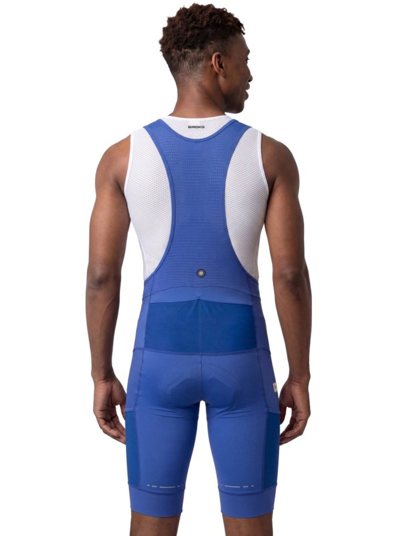 Gravel korte fietsbroek heren Blauw - Kiabi