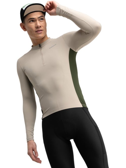 Gravel wielershirt lange mouwen heren - Kiabi