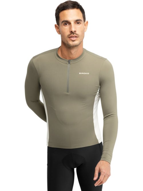 Gravel wielershirt lange mouwen heren - Kiabi