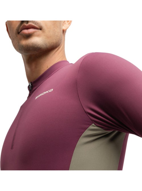 Gravel wielershirt lange mouwen heren - Kiabi