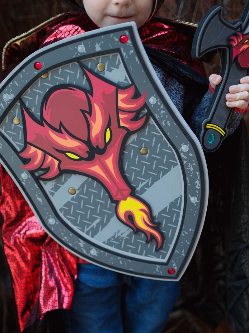Great pretenders | bouclier de chevalier dragon en mousse Gris - Kiabi