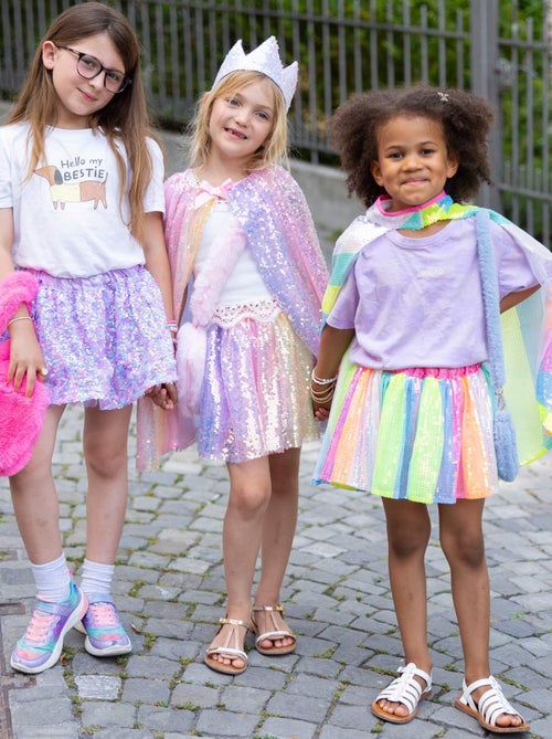 Great pretenders | déguisement enfant cape à sequins pastel - Kiabi