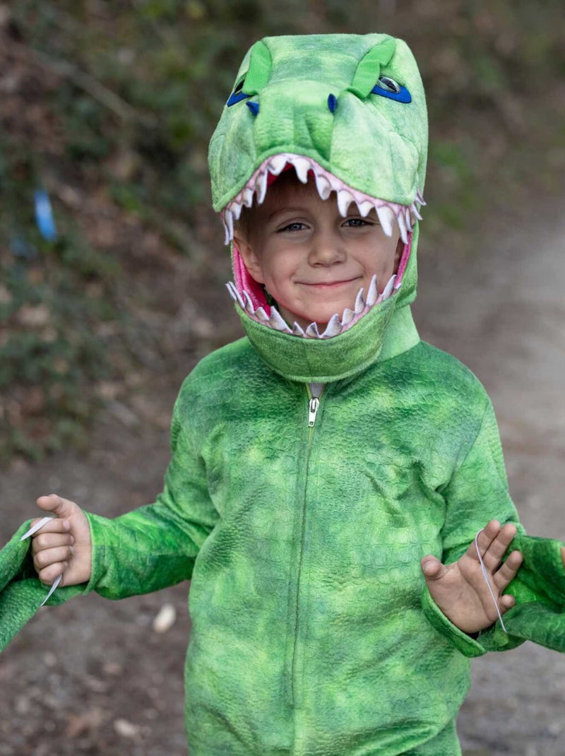 Great pretenders | déguisement enfant combinaison dinosaure t-rex Vert - Kiabi